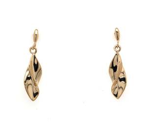 Yellow Gold: Ballerina Drop Earrings