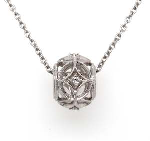 Milgrain Diamond Eternity Pendant