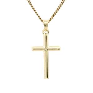 Polished Plain Cross Pendant