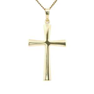 Polished Cross Pendant