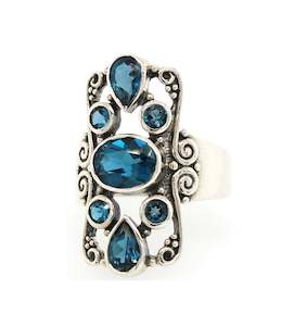 Vintage Art Deco: Rectangular Boho Ring