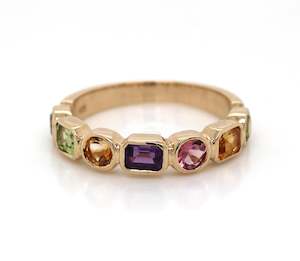 Multi Colour Eternity Ring