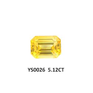 Vivid Yellow Sapphire Octagon Step 5.12ct