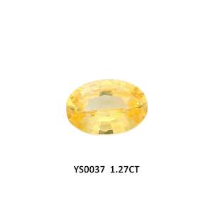 Vivid Yellow Sapphire Oval 1.27ct