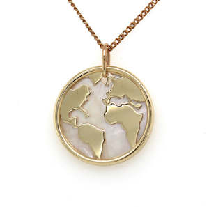 World Map Pendant