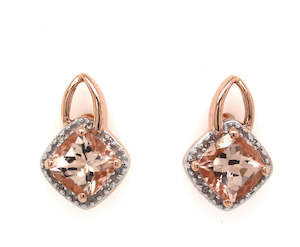 Spring Specials 2024 100 200: Halo Cushion Stud Earrings