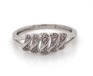 Spring Specials 2024 100 200: Diamond Wave Ring