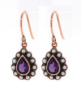 Vintage Art Deco: Antique Style Drop Earrings