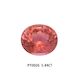 Orangey Pink Tourmaline Oval 5.44ct