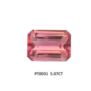 Pink Tourmaline Octagon Step Cut 5.076ct