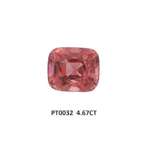 Sunset Pink Tourmaline Cushion Cut 4.67ct