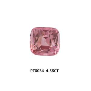 Pink Tourmaline Cushion Cut 4.585ct