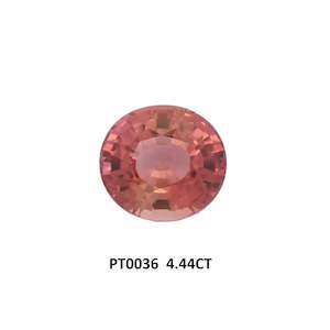 Sunset Pink Tourmaline Oval 4.44ct