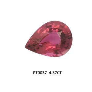 Pink Tourmaline Pear 4.375ct