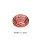 Orangey Pink Tourmaline Oval 3.66ct