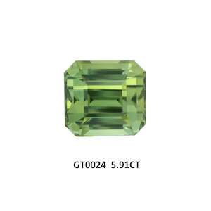 Green Tourmaline Octagon Step Cut 5.91ct