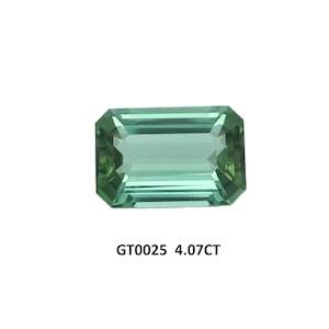 Green Tourmaline Octagon Step Cut 4.07ct