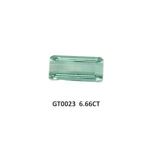 Green Tourmaline Octagon Step Cut 6.66ct