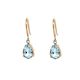 Pear Shaped Dangle Drop Earrings