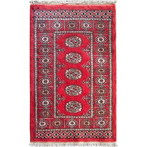 Hand-knotted Wool Small Rug 64cm x 88cm