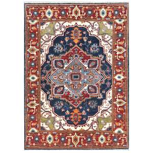 Hand-knotted Wool Small Rug  103cm x 147cm