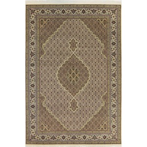 Fine Hand-knotted NZ Wool Tabriz - Mahi Rug 201cm x 302cm