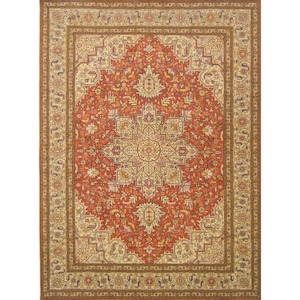 Super Fine Hand-knotted Wool and Silk Tabriz Persian Rug 150cm x 210cm