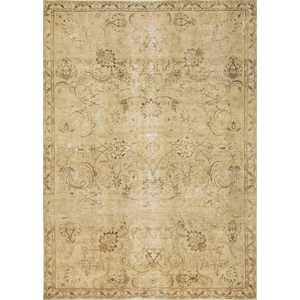 Carpet: Vintage Tabriz Persian Design Rug 228cm x 315cm