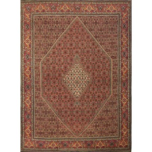 Super Fine Hand-knotted Persian Wool Bijar Persian Rug 252cm x 352cm