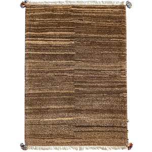 Carpet: Hand-knotted Persian Gabbeh Wool Small Rug 80cm x 120cm