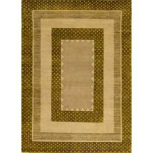 Carpet: Fine Hand-knotted Wool Modern Rug 167cm x 229cm