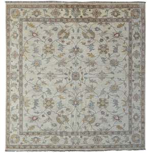 Carpet: Fine Hand-knotted Chobi Square Rug 193cm x 197cm