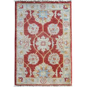 Hand-knotted Traditional Wool Extra Small Rug 60cm x 90cm