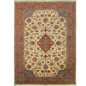 Fine Hand-knotted Persian Saruk Rug 245cm x 340cm