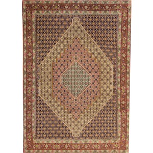 Fine Hand-knotted Wool Senneh Persian Rug 200cm x 310cm