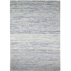 Handmade Modern Blue Rug 150cm x 242cm