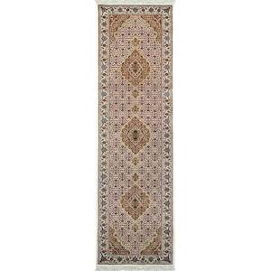 Fine Handmade Wool & Silk Traditional Hallway Runner 82cm x 308cm