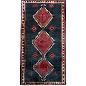 Fine Hand-knotted Wool Kolyai Persian Hallway Runner 157cm x 291cm