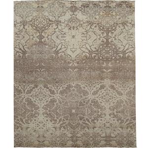 Fine Contemporary Hand-knotted NZ Wool & Silk Rug 278cm x 370cm