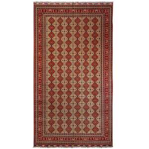 Fine Hand-knotted Wool Extra Large Traditional Rug 298cm x 483cm