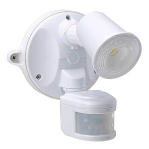 LED Spotlight 10W with Motion Sensor (White) Security Lighting