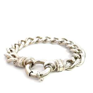 Sterling Silver Curb Bracelet