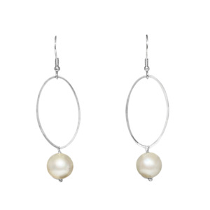 Sterling Silver Fresh Water Pearl Earrings