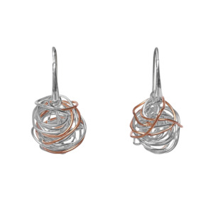 Sterling Silver Bijoux Chaos & Confusion Earrings