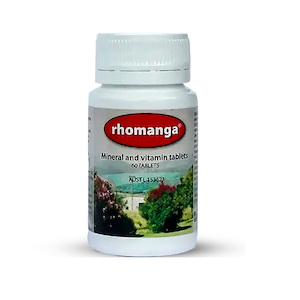 Rhomanga: Percy’s rhomanga 60 tablets. Mineral and Vitamin supplement