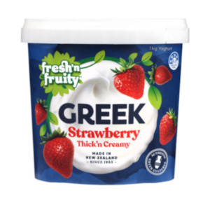 Fresh & Fruity Greek Strawberry- 1kg