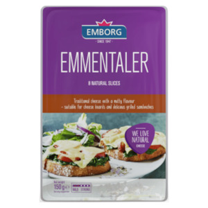 Emborg Emmentaler Slices