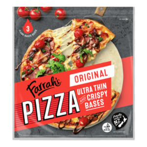 Farrah's Pizza Bases 3pk