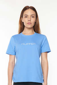 Womens Tops: WMNS COURT TEE/TRAIL SURF BLUE