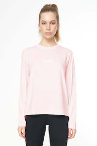 Womens Tops: RELAX LS TEE/PRISM BALLET